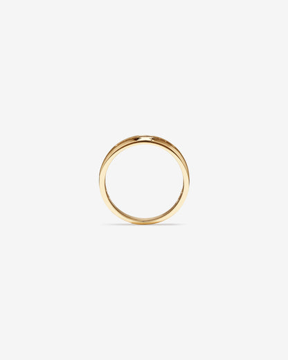 0.15 TCW Round Moissanite Channel Men's Wedding Band in Solid Gold 3