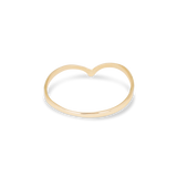 Stunning  V Shaped Metal Wedding Bands 6