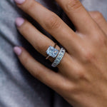 Radiant Cut Solitaire Style Cubic Zirconia in 925 Sterling Silver Ring 2