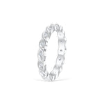 Stunning 0.2 TCW Round Moissanite Stones Wedding Bands 2