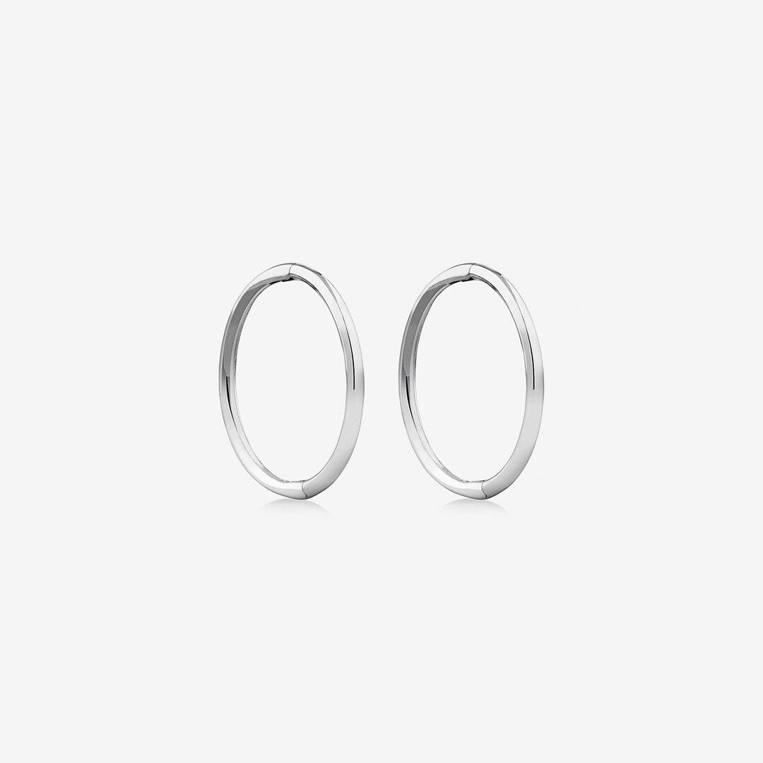 Round Cut Cubic Zirconia in 925 Sterling Silver Earrings 2