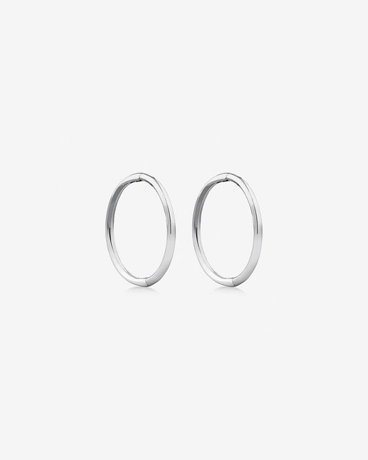 Round Cut Cubic Zirconia in 925 Sterling Silver Earrings 2