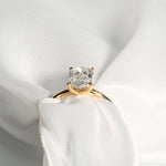 Stunning 1.70 CT Radiant Moissanite Engagement Ring with Solitaire Design 7