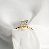 Stunning 1.70 CT Radiant Moissanite Engagement Ring with Solitaire Design 7