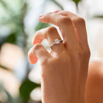Stunning 0.5 CT Emerald Moissanite Engagement Ring With Solitaire Design 8