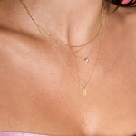 0.30 CT Round Moissanite Diamond Bezel Solitaire Pendant Necklace in Solid Gold 6