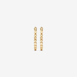 Round Cut Cubic Zirconia in 925 Sterling Silver Earrings 2