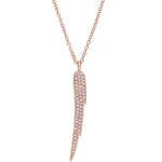 Round Cut Cubic Zirconia in 925 Sterling Silver Necklace 7