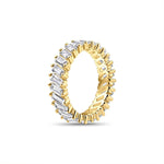 Stunning 0.5 TCW Baguette Moissanite Stones Full Eternity Wedding Band 2