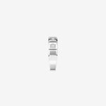 0.20 CT Round Moissanite Dainty Men's Wedding Band in Solid Gold 3