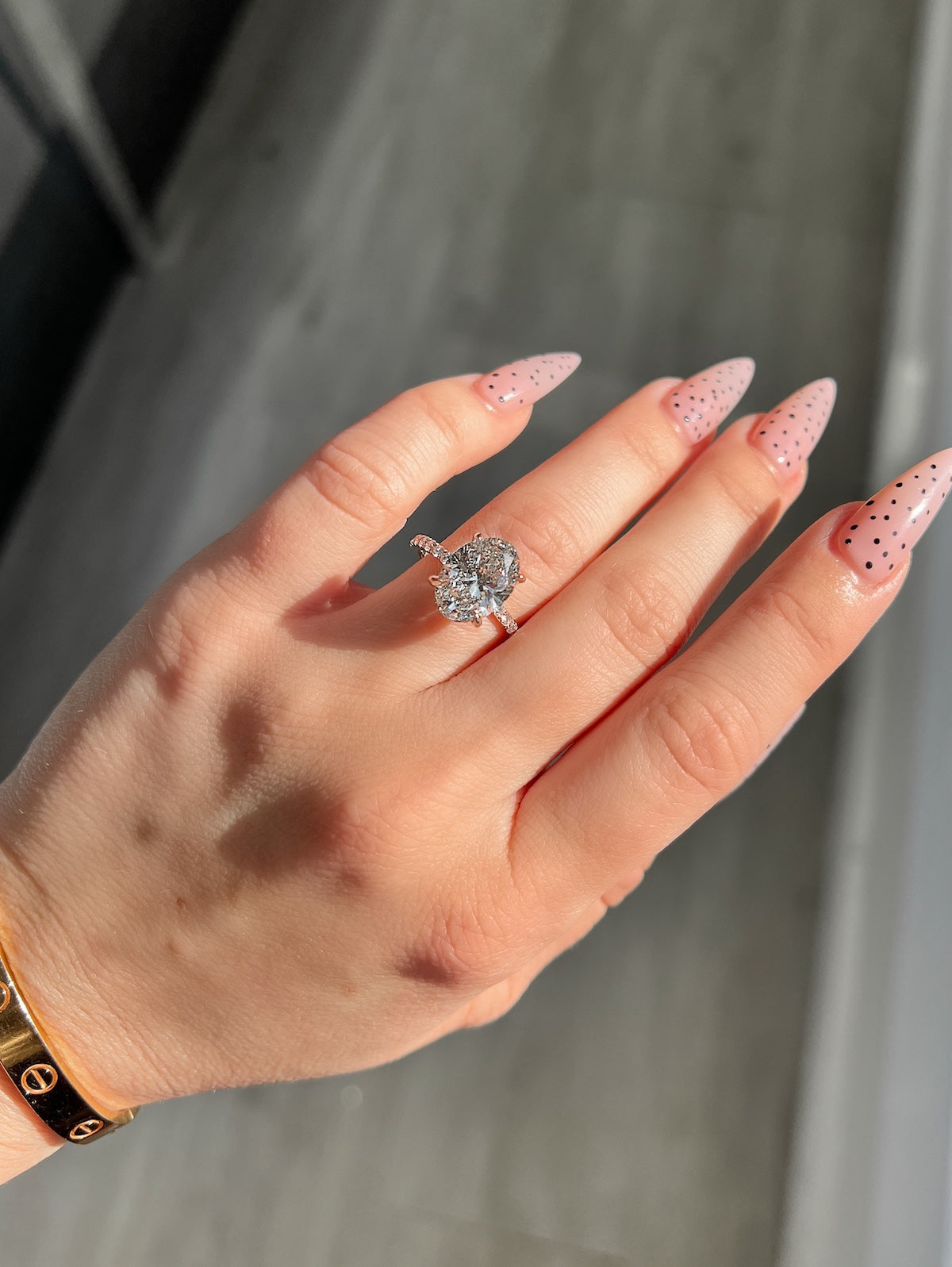 Stunning 3.50 CT Oval Moissanite Engagement Ring with Hidden Halo & Pave Design 3