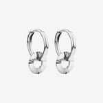 Round Cut Cubic Zirconia in 925 Sterling Silver Earrings 1