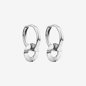 Round Cut Cubic Zirconia in 925 Sterling Silver Earrings