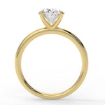 Stunning 2.11 CT Oval Moissanite Engagement Ring with Solitaire Design 4