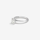 Stunning 1.25 CT Round Moissanite Engagement Ring Solitaire Design 2