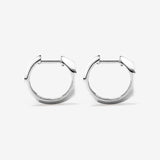 Round Cut Cubic Zirconia in 925 Sterling Silver Earrings 3