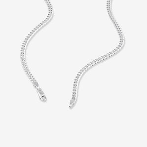 Round Cut Cubic Zirconia in 925 Sterling Silver Necklace