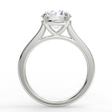 Stunning 2.0 CT Round Moissanite Engagement Ring with Solitaire Design 6