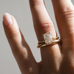 Stunning 1 CT Cushion Moissanite Engagement Ring with Solitaire Design 1
