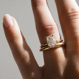 Stunning 1 CT Cushion Moissanite Engagement Ring with Solitaire Design 1