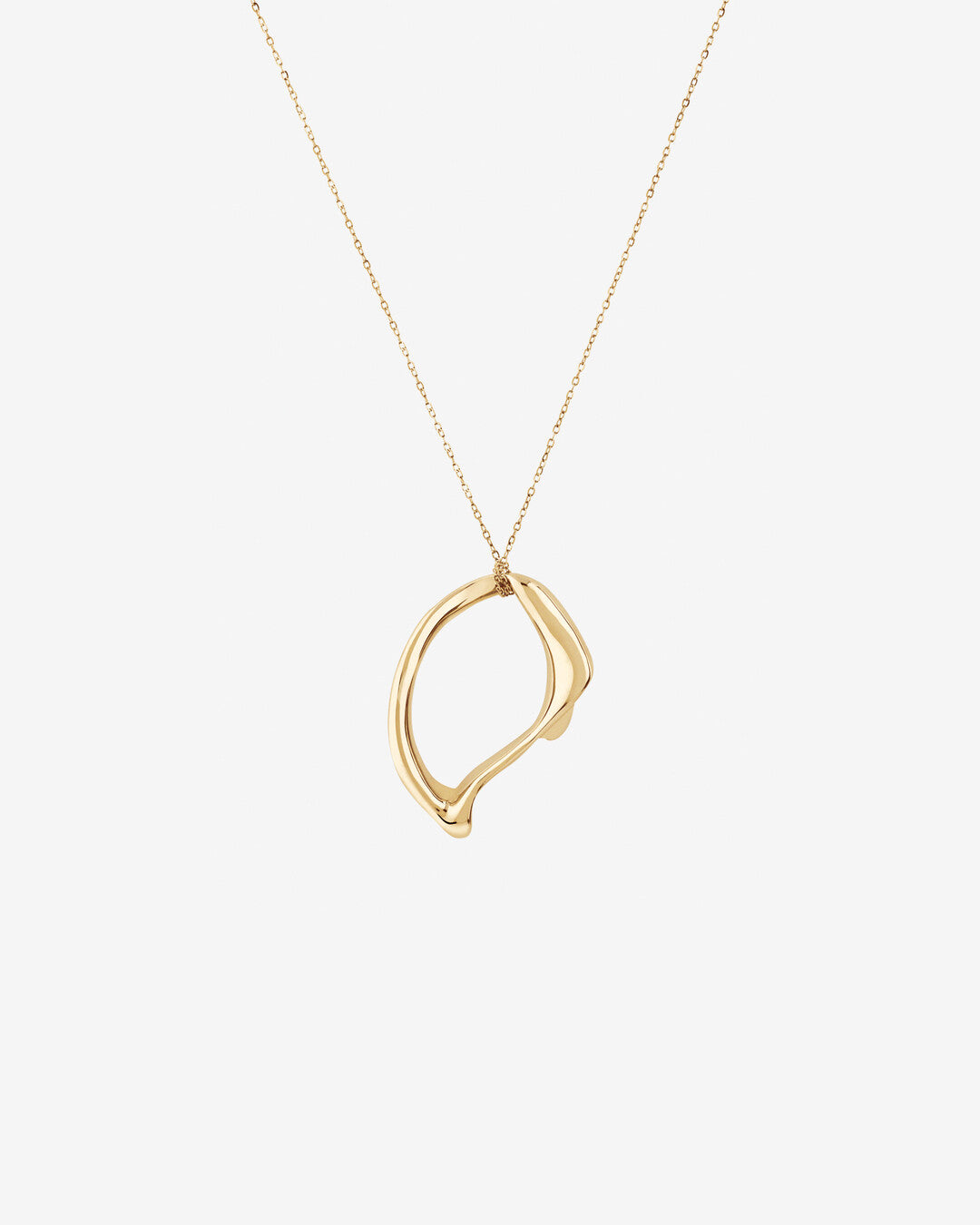 Round Cut Cubic Zirconia in 925 Sterling Silver Necklace 1