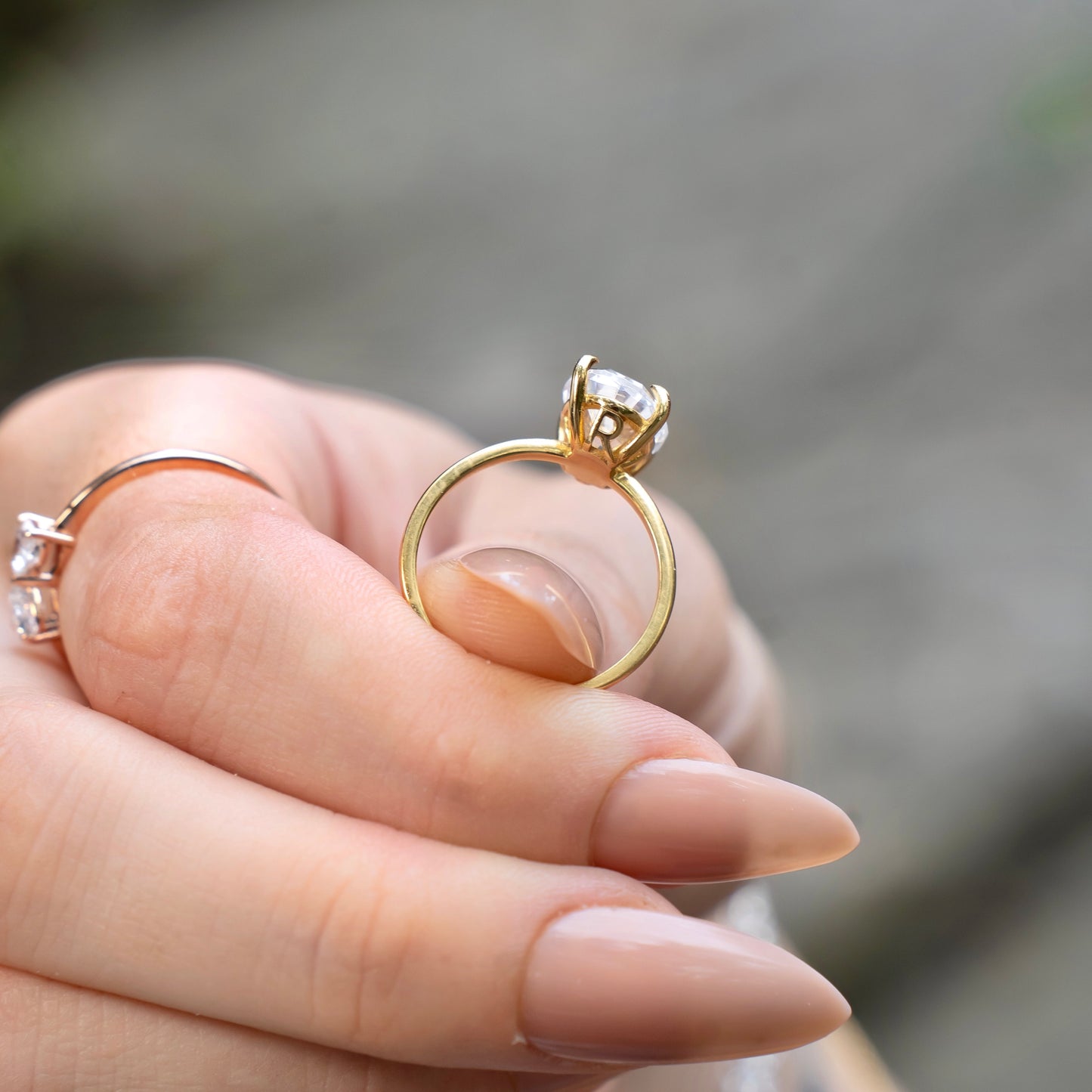 Stunning 1.0 CT Pear Moissanite Engagement Ring with Solitaire Design 6