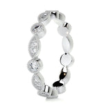 0.5 CT Round Full Eternity CVD EF/VVS Diamond Wedding Band 6