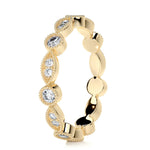 0.5 CT Round Full Eternity CVD EF/VVS Diamond Wedding Band 11