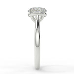 Stunning 2.0 CT Round Moissanite Engagement Ring with Solitaire Design 7
