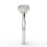 Stunning 2.0 CT Round Moissanite Engagement Ring with Solitaire Design 7