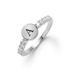 0.96 TCW Round Diamond Lab Made Diamond- April Birthstone Engagement Ring 5