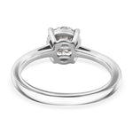Round Cut Solitaire Style Cubic Zirconia in 925 Sterling Silver Jewelry 5