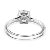 Round Cut Solitaire Style Cubic Zirconia in 925 Sterling Silver Jewelry 5