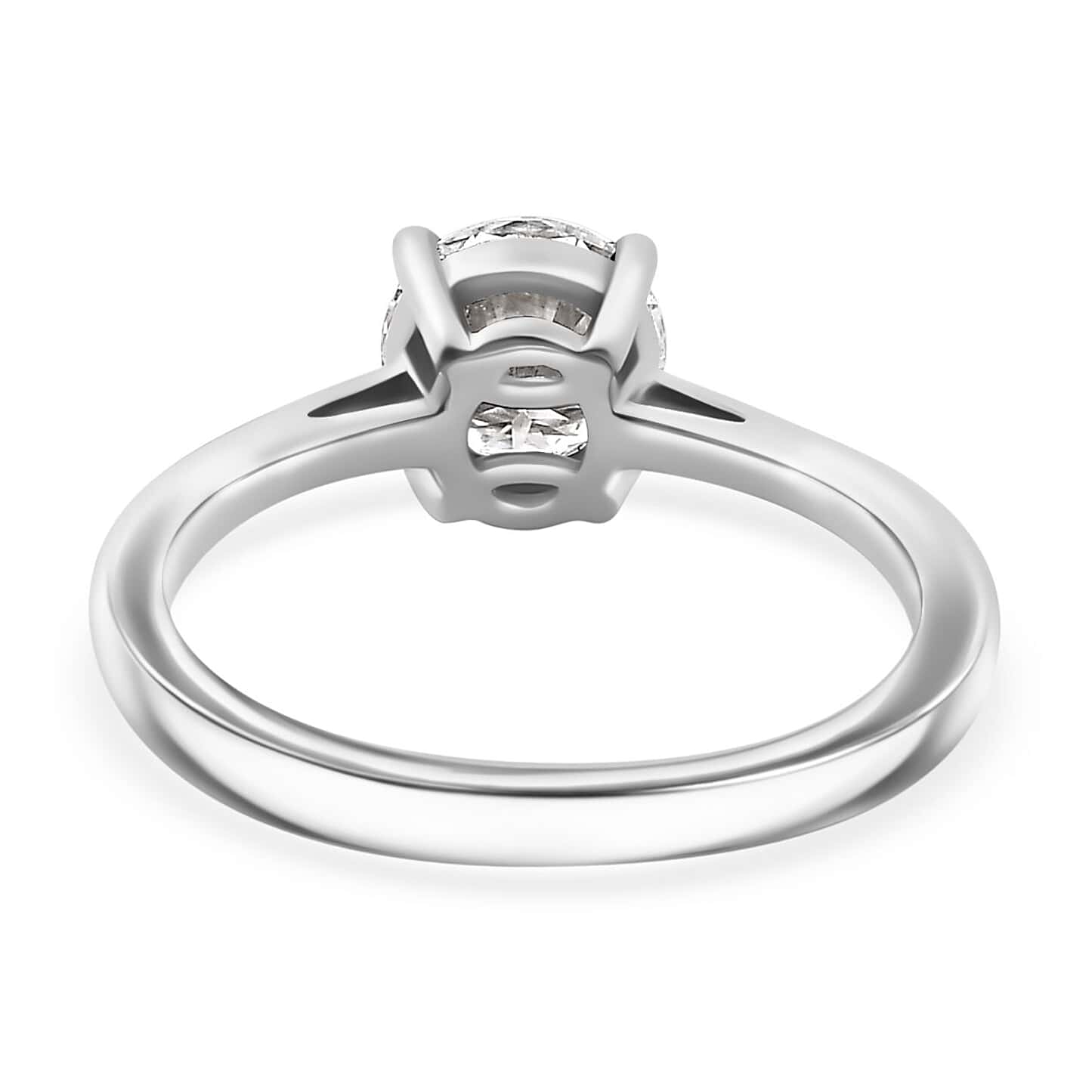 Round Cut Solitaire Style Cubic Zirconia in 925 Sterling Silver Jewelry 5