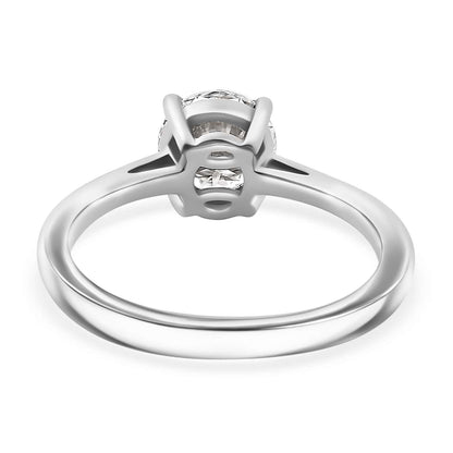 Round Cut Solitaire Style Cubic Zirconia in 925 Sterling Silver Jewelry 5