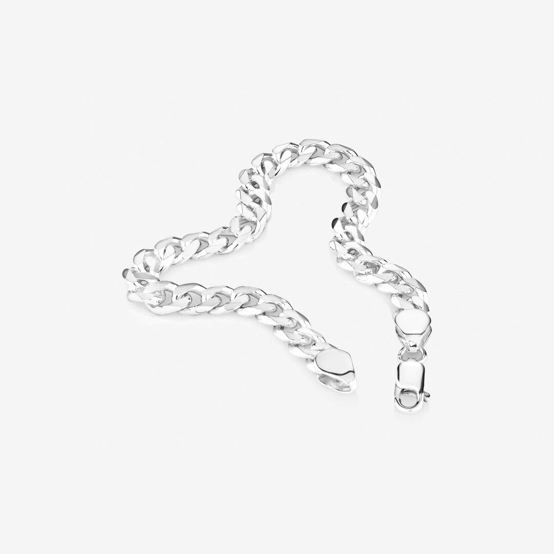 Round Cut Cubic Zirconia in 925 Sterling Silver Bracelet 2