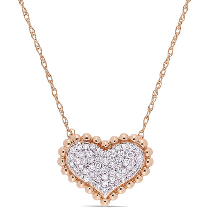 Round Cut Cubic Zirconia in 925 Sterling Silver Necklace 11