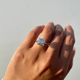 Stunning 4.10 CT Round Moissanite Engagement Ring with Solitaire Design 2