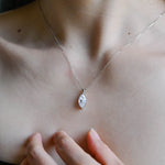 0.17 CT Moissanite Diamond Cross Pendant Necklace in Solid Gold 6