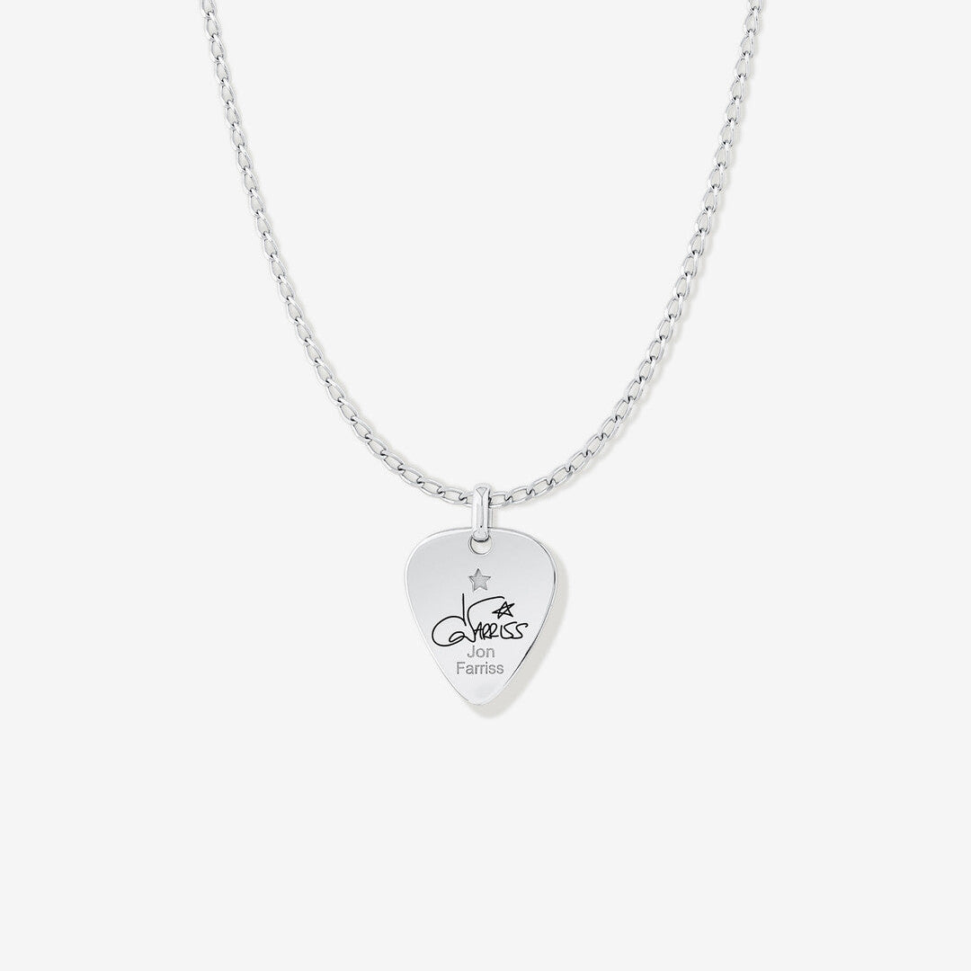 Round Cut Cubic Zirconia in 925 Sterling Silver Necklace 1