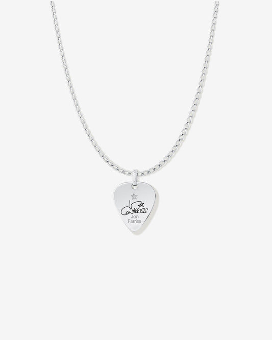 Round Cut Cubic Zirconia in 925 Sterling Silver Necklace 1