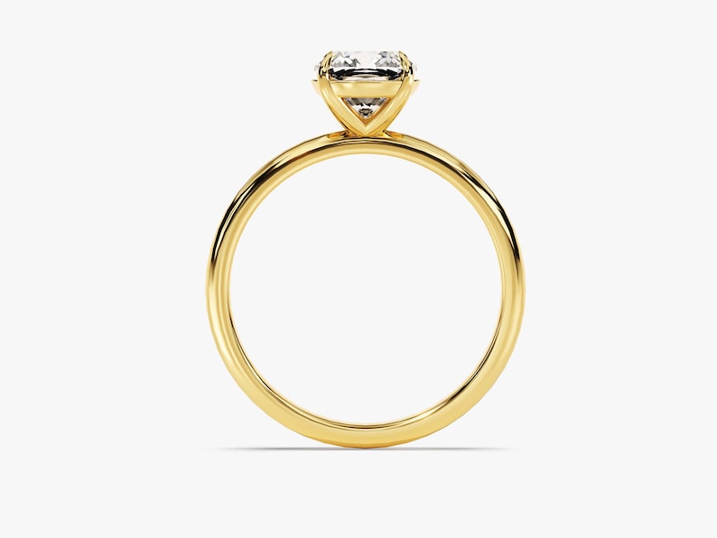 Stunning 1.50 CT Cushion Moissanite Engagement Ring with Solitaire Design 3