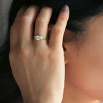 Stunning 2 CT Cushion Moissanite Engagement Ring with Three Stone Design 6