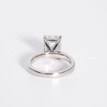 Stunning 3.0 CT Radiant Cut Moissanite Engagement Ring with Pave Design 2