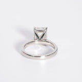 Stunning 3.0 CT Radiant Cut Moissanite Engagement Ring with Pave Design 2