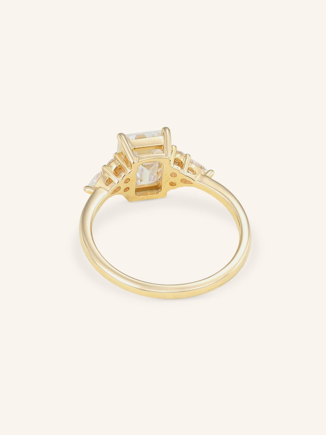 Stunning 2.0 CT Marquise Moissanite Engagement Ring with Cluster Design 3