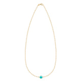 0.84 CT Round Topaz Lab Made Diamond-December Birthstone Necklace 4