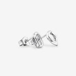 Round Cut Cubic Zirconia in 925 Sterling Silver Earrings 3