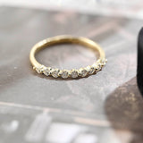 0.3 TCW Round Cut Moissanite Bridal Wedding Band 8