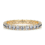 0.9 CT Round Full Eternity CVD EF/VVS Diamond Wedding Band 7